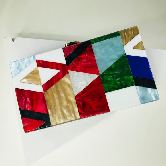 Geometric Acrylic Party Box - Picture 3 of 8